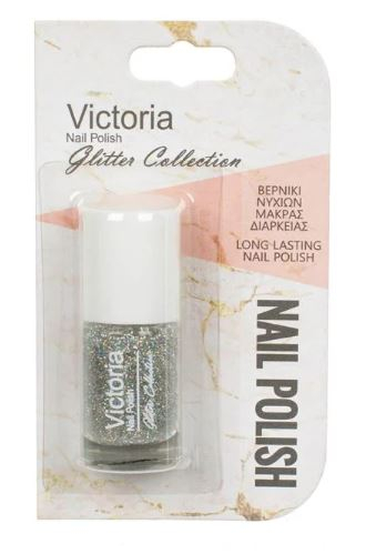 Oja de Unghii de Durata Argintie cu Glitter - 6ml [2]