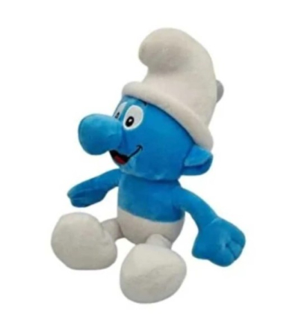 Jocuri - Jucărie de pluș, Ștrumf 24 cm