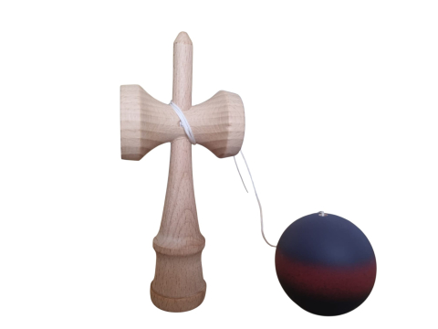 Jucărie interactivă Kendama 18 cm, minge cu suprafață antiderapantă,model gradient [4]