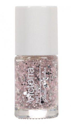 Ojă Semipermanentă - Oja de Lunga Durata Glitter Roz Argintiu - 6ml