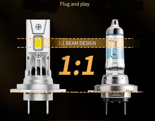 Set 2 becuri LED CANBUS H7 X9 120W, 6500k -Alb Rece, 20.000 Lumeni [4]