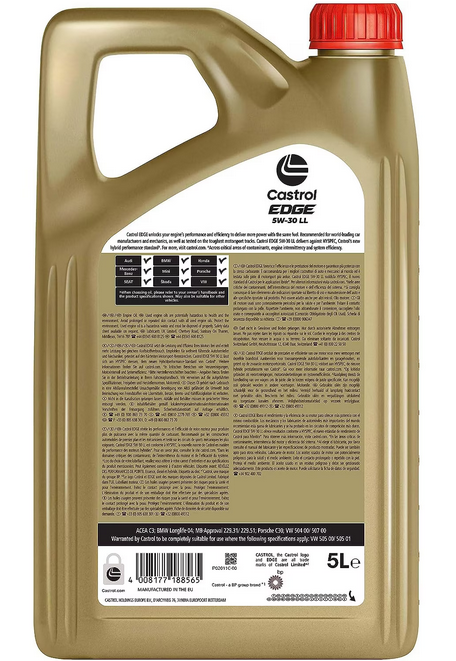 Ulei motor Castrol Edge LongLife, 5W30, 5L [2]