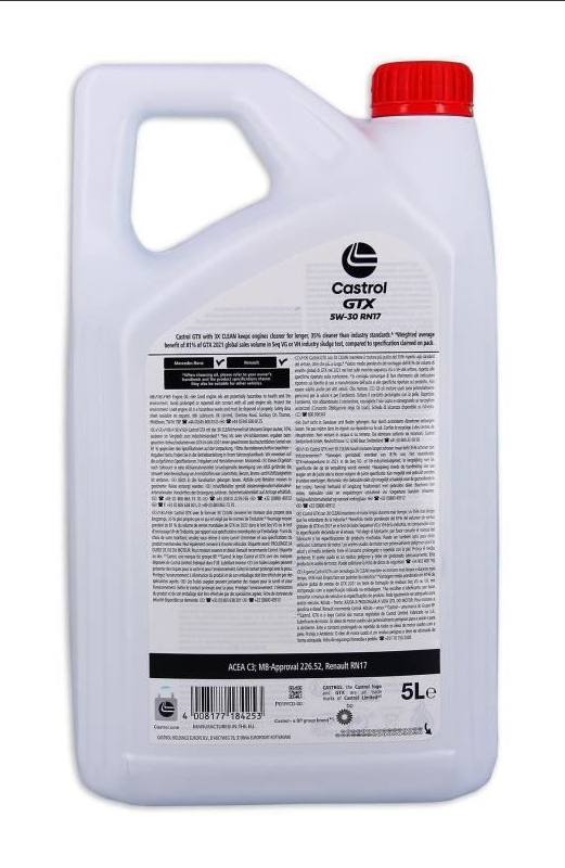 Ulei motor CASTROL GTX 5W-30 RN17 5L [2]