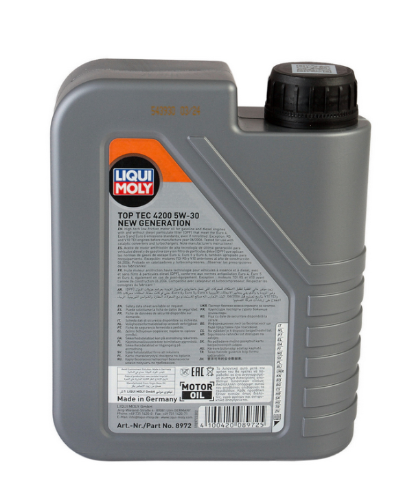 ULEI MOTOR LIQUI MOLY TOP TEC 4200 5W30 (3706) (2691) (8972) 1L [2]