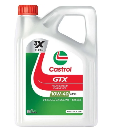 10W40 - Ulei motor Castrol GTX Ultraclean, 10W40, 4L
