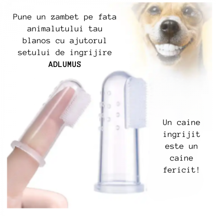 Set cu Hamac de marimea M pentru ingrijirea animalelor de companie ADLUMUS cu pila, cleste pentru gheare, perie, pieptan pentru descalcit parul si periuta de dinti din silicon [8]