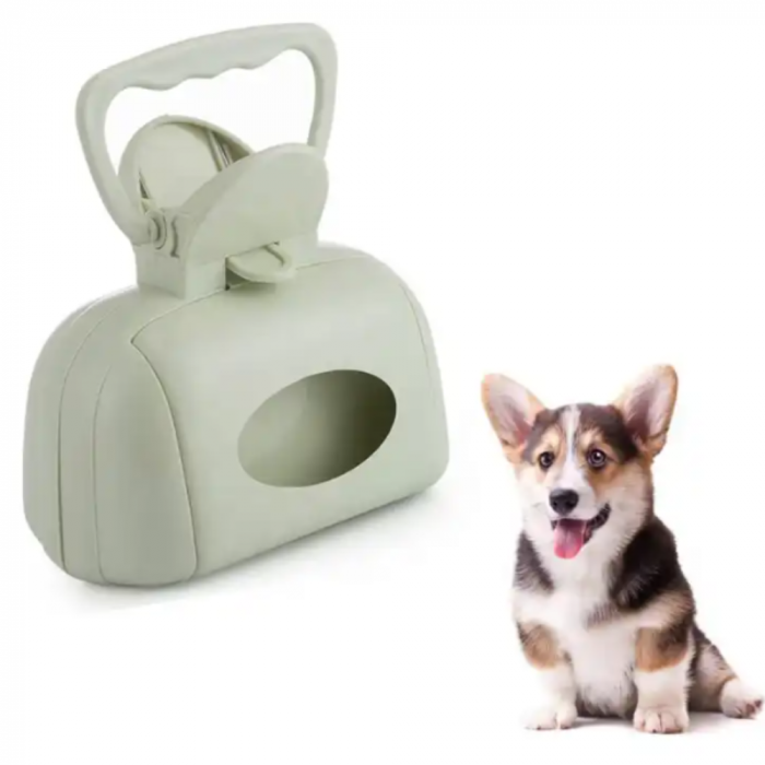 Faras din plastic tip cleste pentru strangerea excrementelor de animale [4]