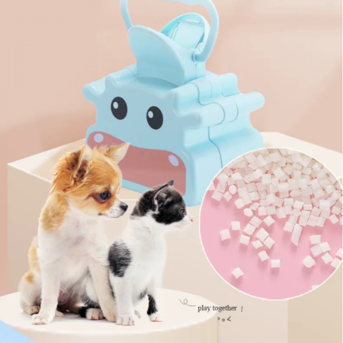 Faras din plastic tip cleste pentru strangerea excrementelor de animale [8]