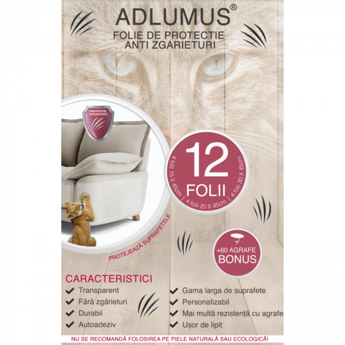 Set Folile transparente si autoadezive - Adlumus [1]