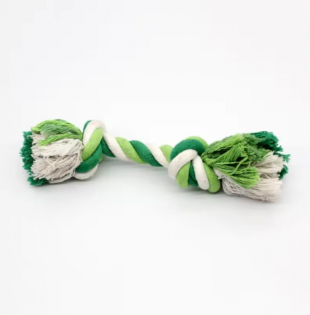 Jucărie de mestecat pentru curățarea dinților, ADLUMUS cu funii înnodate din bumbac non-toxic pentru animalute de companie, catei si pisici [2]