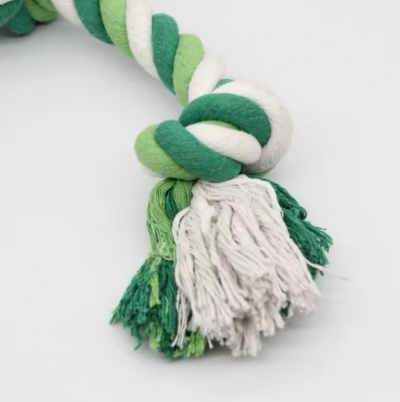 Jucărie de mestecat pentru curățarea dinților, ADLUMUS cu funii înnodate din bumbac non-toxic pentru animalute de companie, catei si pisici [4]