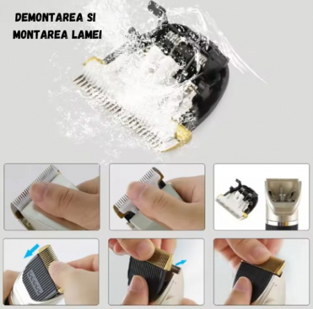 Aparat de tuns professional pentru animale ADLUMUS, silențios, reîncărcabil, fără fir [6]