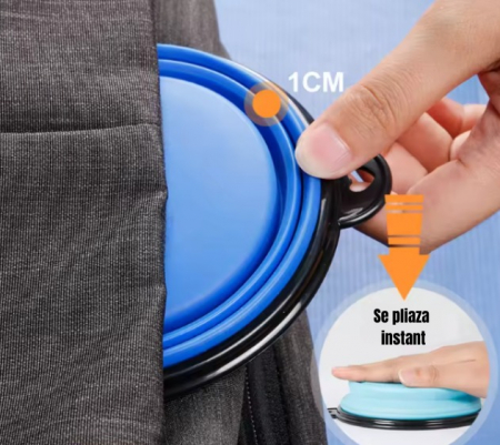 Boluri de călătorie, ADLUMUS fabricate din silicon alimentar, pliabile pentru animalele de companie, catei si pisici [6]