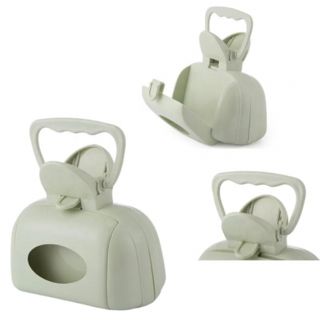 Faras din plastic tip cleste pentru strangerea excrementelor de animale [1]