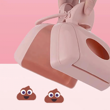 Faras din plastic tip cleste pentru strangerea excrementelor de animale [2]