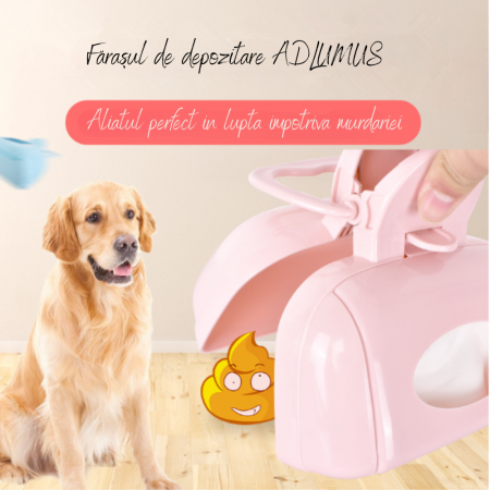 Faras din plastic tip cleste pentru strangerea excrementelor de animale [4]