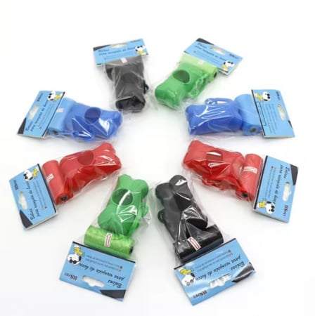 Produse - Distribuitor de saci pentru strangerea excrementelor de animale, ADLUMUS cu un design prietenos in forma de os