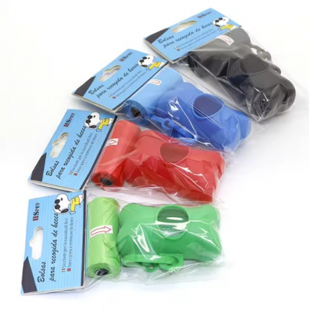 Distribuitor de saci pentru strangerea excrementelor de animale, ADLUMUS cu un design prietenos in forma de os [1]