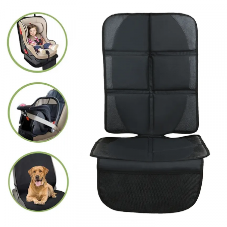 Husa de protectie universala pentru bancheta masinii, ADLUMUS, sistem antialunecare, impermeabila, lavabila, marime 122 x 48 cm, neagra [3]