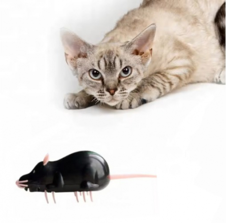 Jucărie amuzantă electronică in formă realistă de șoricel, ADLUMUS din material de plastic non-toxic pentru animalute de companie, catei si pisici [1]