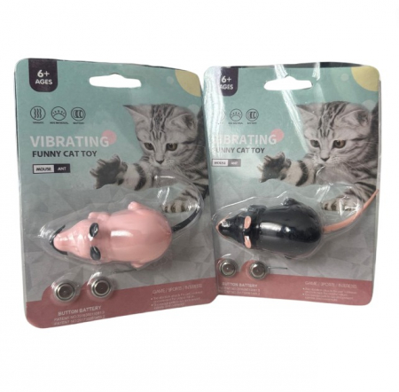 Jucărie amuzantă electronică in formă realistă de șoricel, ADLUMUS din material de plastic non-toxic pentru animalute de companie, catei si pisici [3]