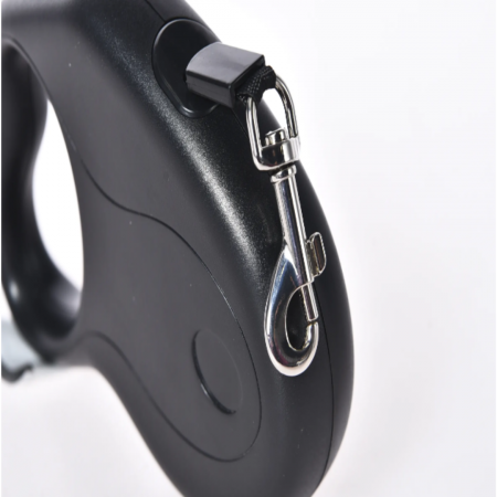 Lesă retractabilă neagră, ADLUMUS pentru plimbatul câinilor de talie mică, medie sau mare si a pisicilor [6]