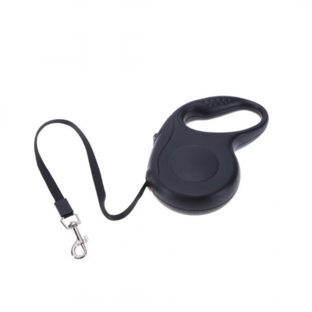 Lesă retractabilă neagră, ADLUMUS pentru plimbatul câinilor de talie mică, medie sau mare si a pisicilor [4]