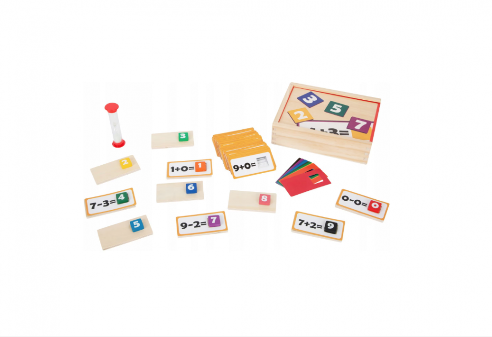 Joc invatare matematica, Small Foot Design, Lemn/Plastic, +6 ani, Multicolor [1]