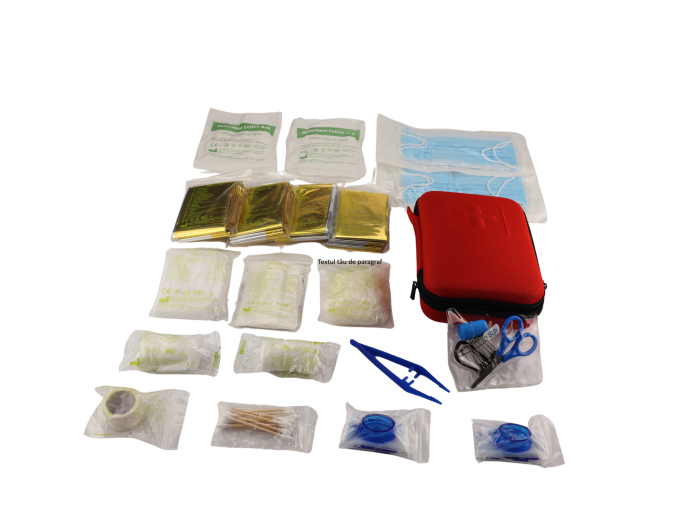 Trusa de Prim Ajutor SurvivalAid rosie – kit urgenta medicala [3]