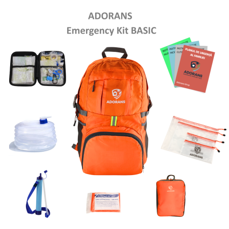 ADORANS Emergency Kit BASIC – Kit de urgenta compact si esential