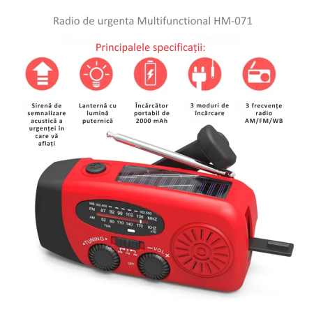 ADORANS Emergency Kit SUPREME cu radio de urgenta multifunctional HM-071 [3]