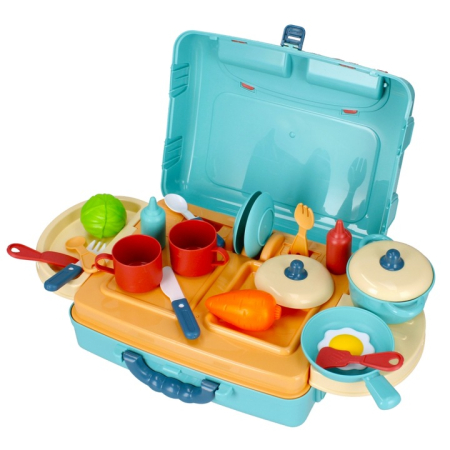 Bucatarie pentru copii, Plastic, Multicolor [3]