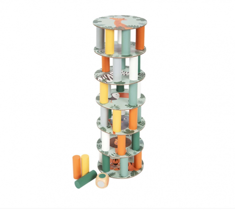 JUCARII SIGURE - Joc de construit turnul agitat din Safari