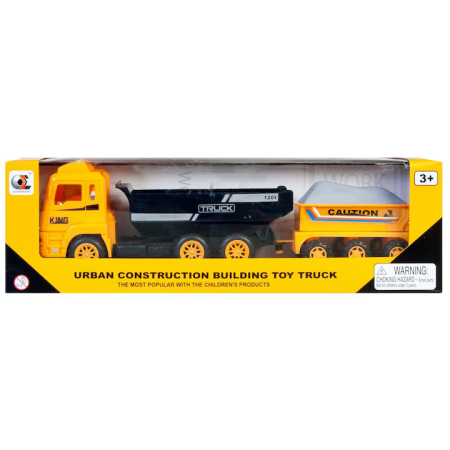 Masinute - Masinuta, Plastic, 30x9x7 cm, 3ani+, Galben