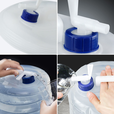 Recipient pliabil pentru apa 3L SurvivalAqua - compact si rezistent [3]