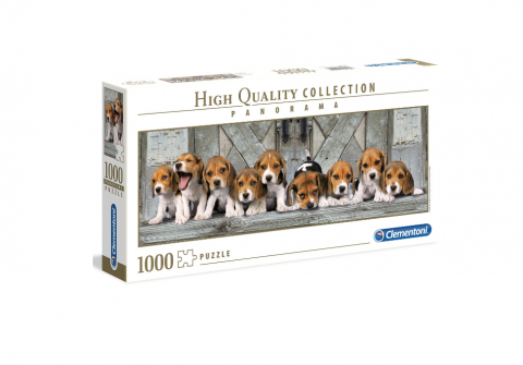 JUCARII SIGURE - Puzzle Clementoni High Quality Collection, Panorama - Beagles, 1000 piese