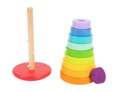 Rainbow Tower, Small Foot, 24 cm, Multicolor [1]