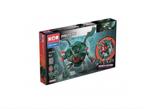 JUCARII SIGURE - Set de constructie Geomag KOR Proteon, 103 piese