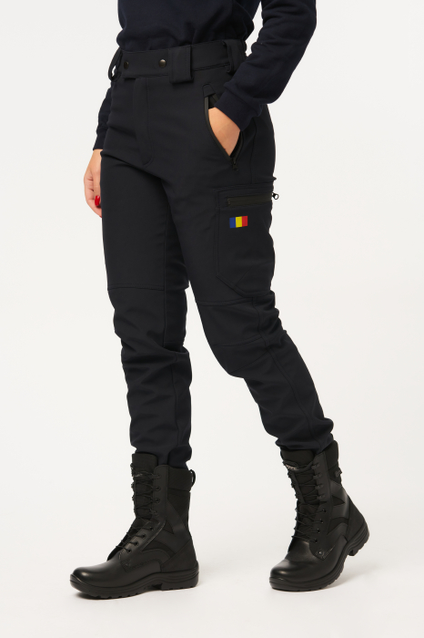 Pantalon softshell dark navy cu fermoare waterproof [3]