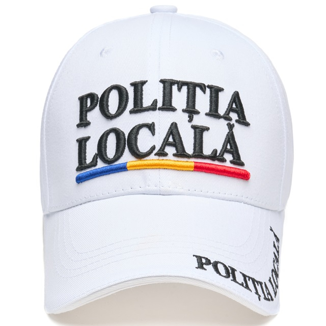 Sapca Premium Politia Locala, Barbati,Femei , Broderie 3D, ALBA, Marime reglabila [2]