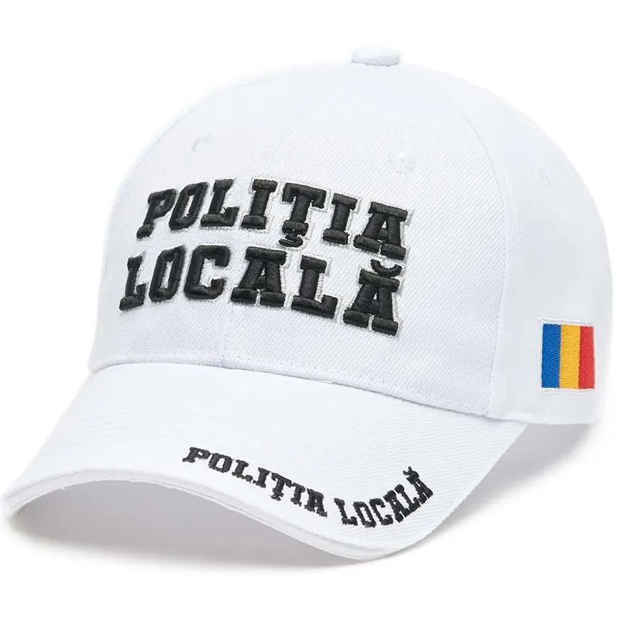 Sapca Premium Politia Locala, Barbati,Femei , Broderie 3D, ALBA, Marime reglabila [1]