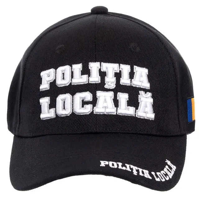 Sapca Premium Politia Locala, Barbati,Femei , Broderie 3D, neagra, Marime reglabila [2]