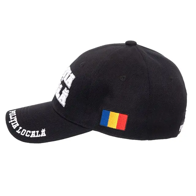 Sapca Premium Politia Locala, Barbati,Femei , Broderie 3D, neagra, Marime reglabila [3]