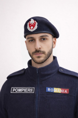 Echipamente Pompieri-IGSU - Bereta Pompieri bleumarin (navy) cu velcro pentru emblema