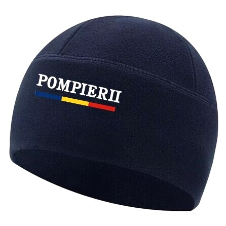 Echipamente - Fes / Caciula Pompierii, Broderie 3D, Barbati, Marime Universala, Bleumarin