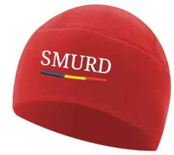 Echipamente - Fes / Caciula SMURD, Broderie 3D, Barbati, Marime Universala, ROSU