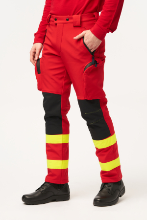 SMURD - Pantalon softshell smurd cu benzi reflectorizante
