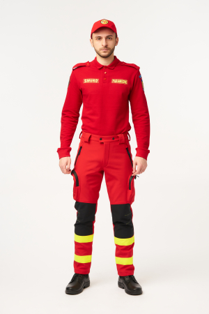 Pantalon softshell smurd cu benzi reflectorizante [3]