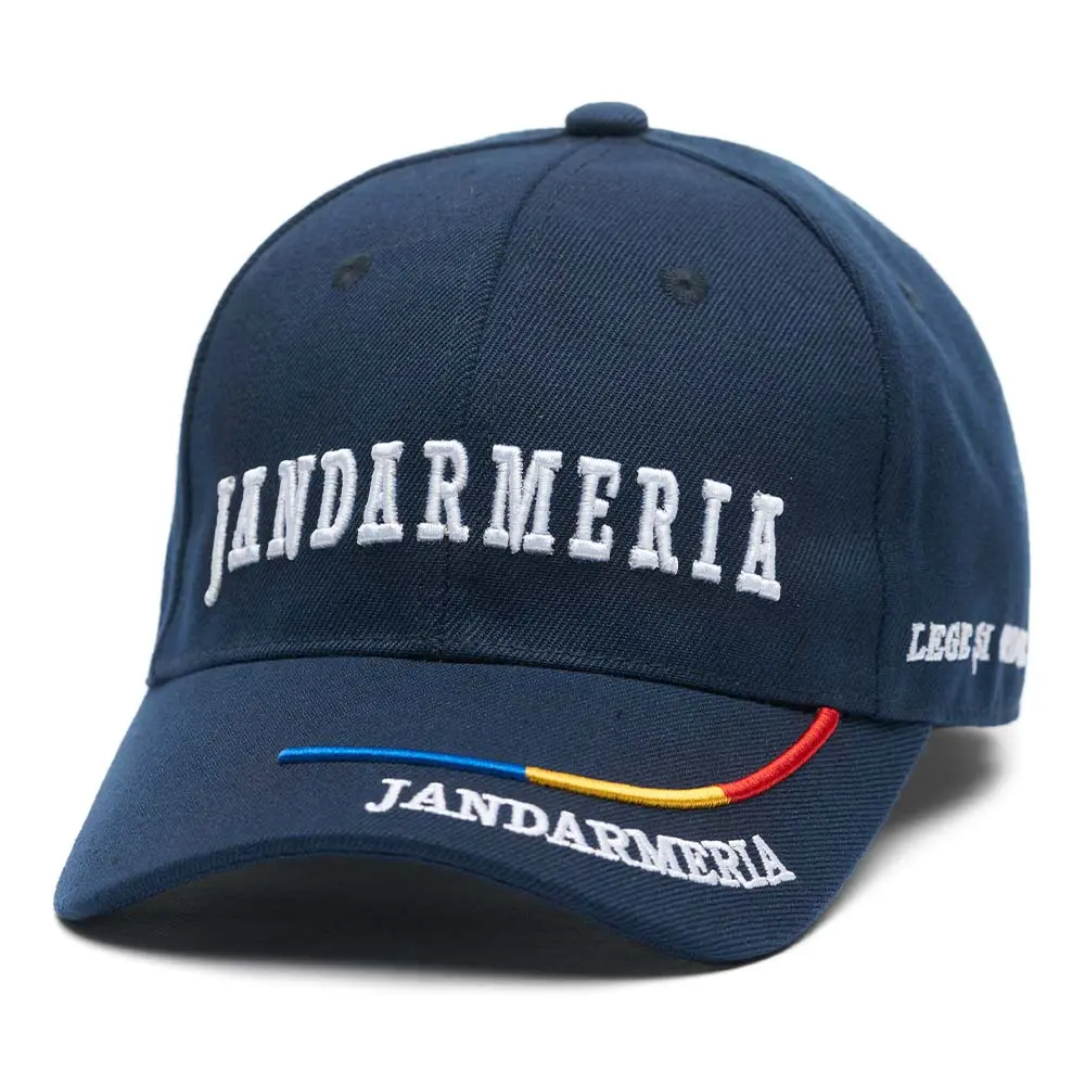 Echipamente Jandarmerie-IJJ - Sapca Premium Jandarmeria, Barbati,Femei , Broderie 3D, Bleumarin, Marime reglabila