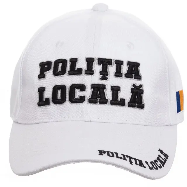 Sapca Premium Politia Locala, Barbati,Femei , Broderie 3D, ALBA, Marime reglabila [1]